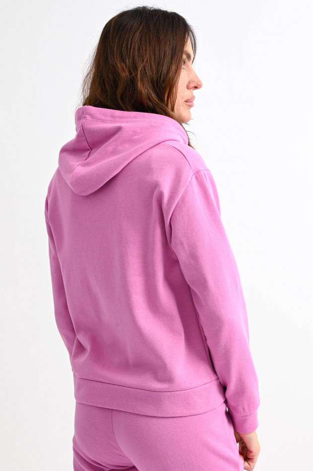 Seven for all Mankind Hoodie aus recycelten Materialien in Pink