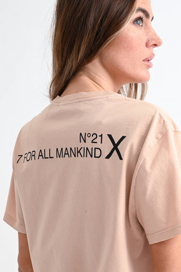 Seven for all Mankind T-Shirt LOGO TEE in Altrosa