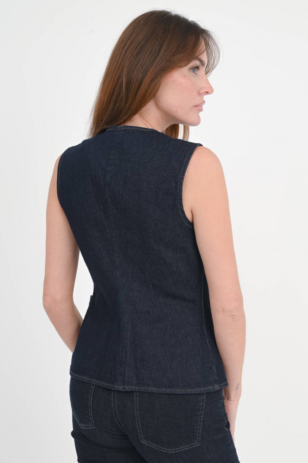 Seven for all Mankind Ärmelose Weste/Gilet in Dark Blue