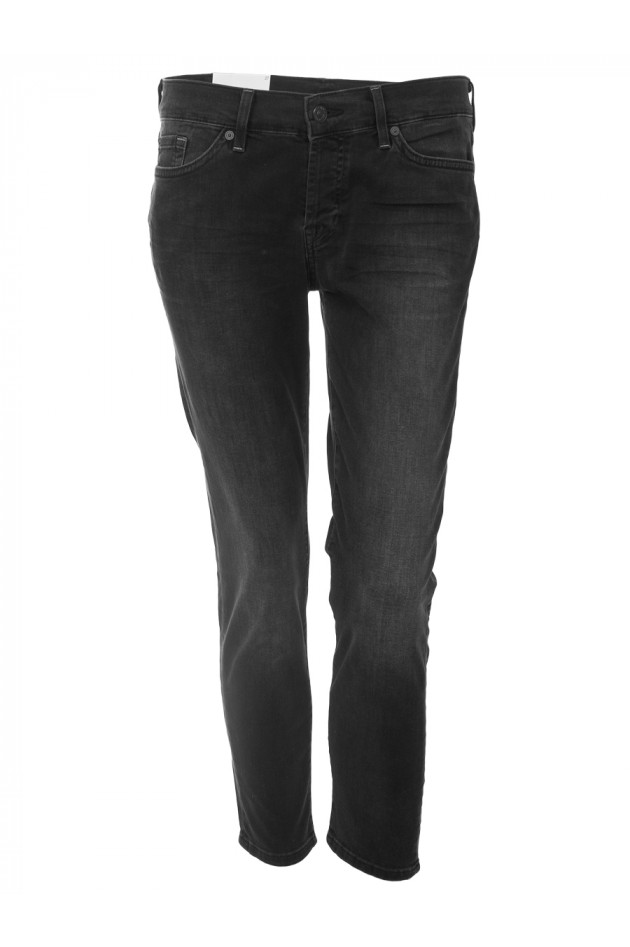 Seven for all Mankind Jeans JOSIE the boyfriend in Schwarz