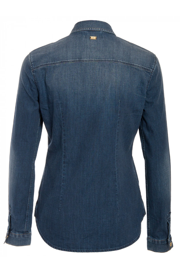 Seven Jeanshemd Dunkelblau 