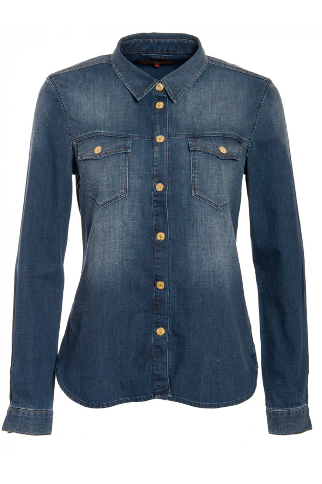 Seven Jeanshemd Dunkelblau 