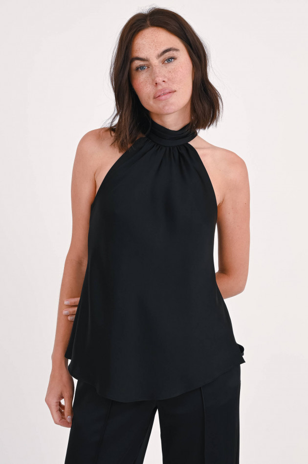 Simkhai Neckholder-Top THEA in Schwarz