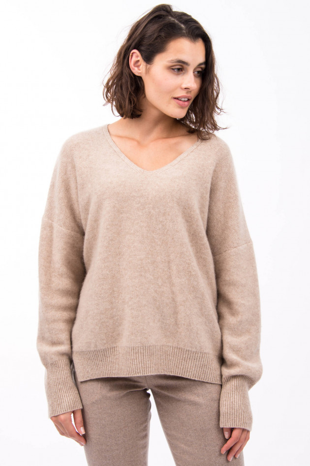 Sincerely Kaschmir-Pullover AMIRA in Beige