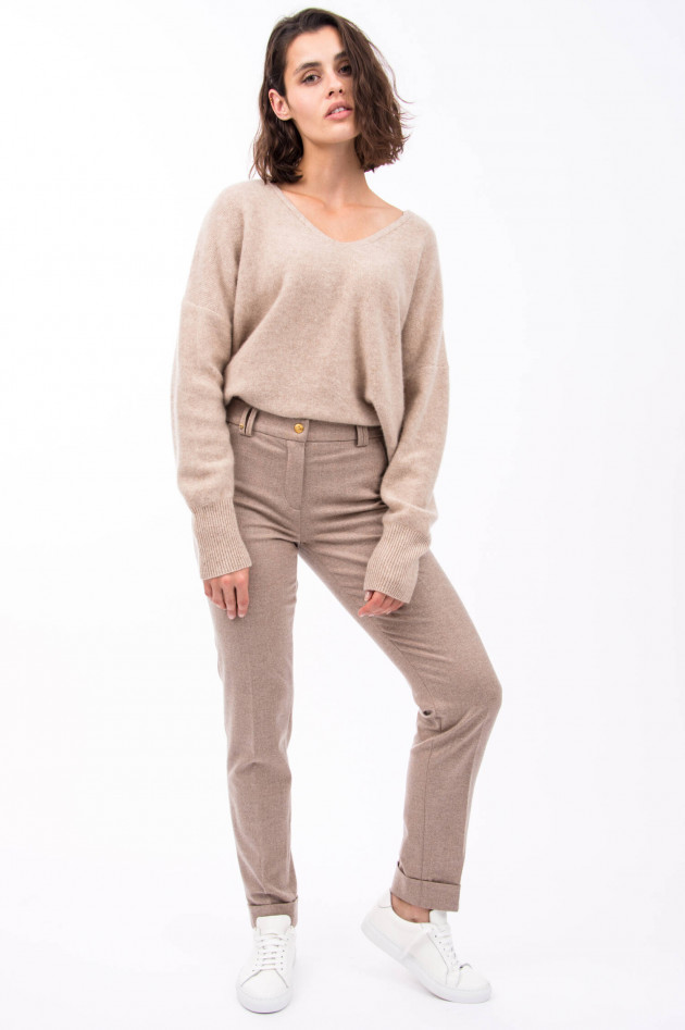Sincerely Kaschmir-Pullover AMIRA in Beige