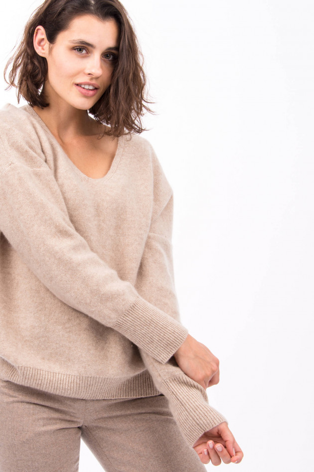 Sincerely Kaschmir-Pullover AMIRA in Beige