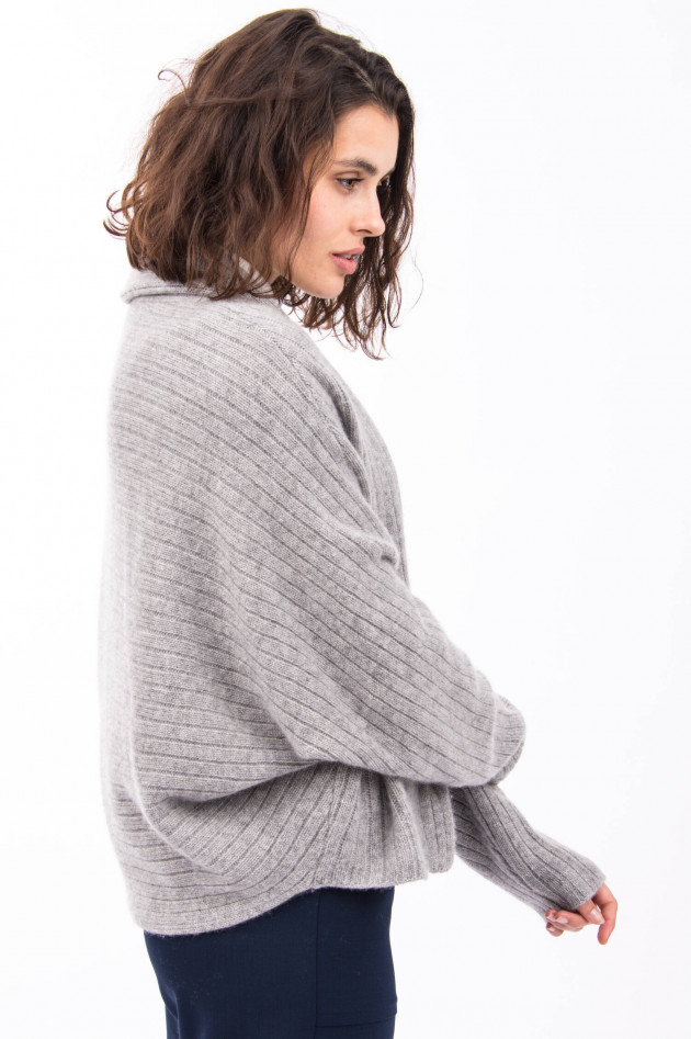 Sincerely Kaschmir-Cardigan ARIA in Grau meliert