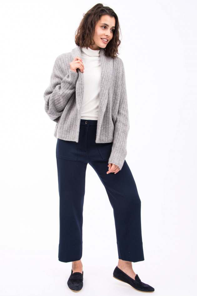 Sincerely Kaschmir-Cardigan ARIA in Grau meliert