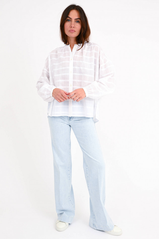 Skall Studio Baumwoll Bluse CILLA SHIRT in Weiß