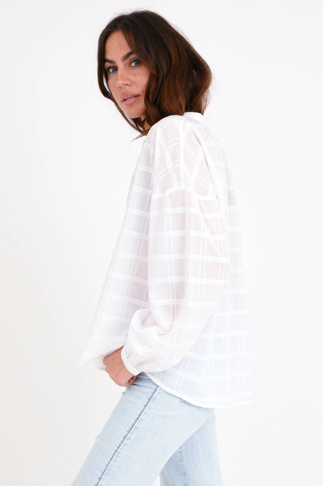 Skall Studio Baumwoll Bluse CILLA SHIRT in Weiß
