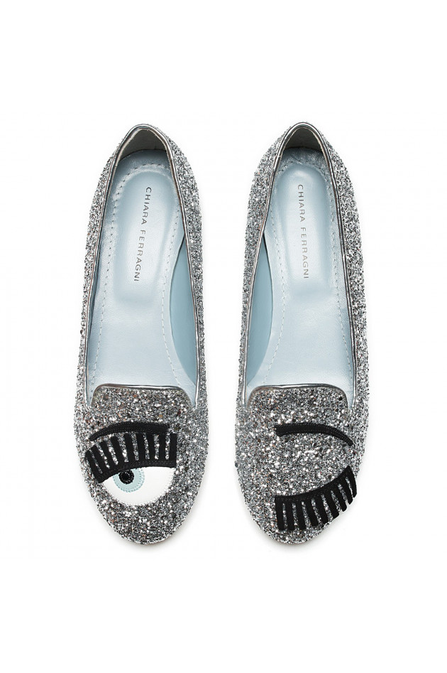 Chiara Ferragni Slipper FLIRTING in Silber