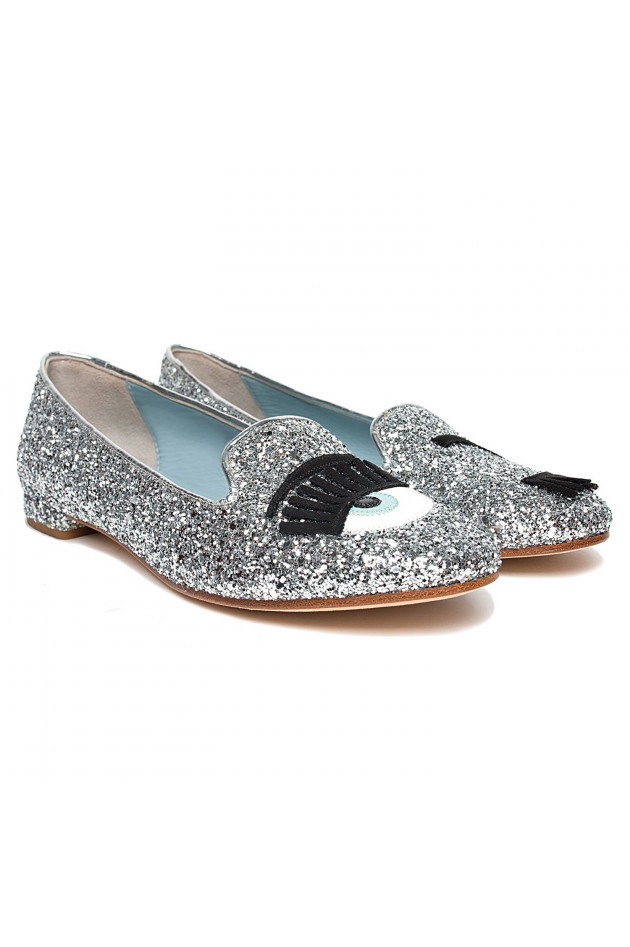 Chiara Ferragni Slipper FLIRTING in Silber