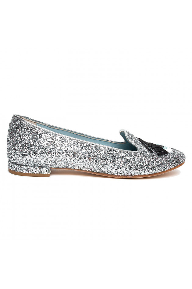 Chiara Ferragni Slipper FLIRTING in Silber