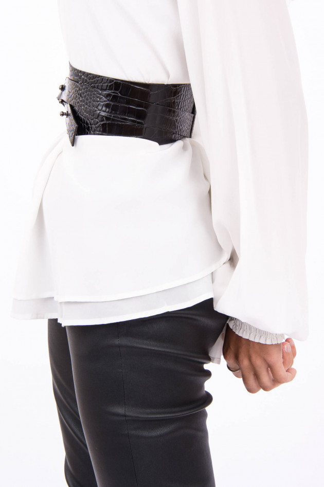 Sly Ledergürtel in Schwarz