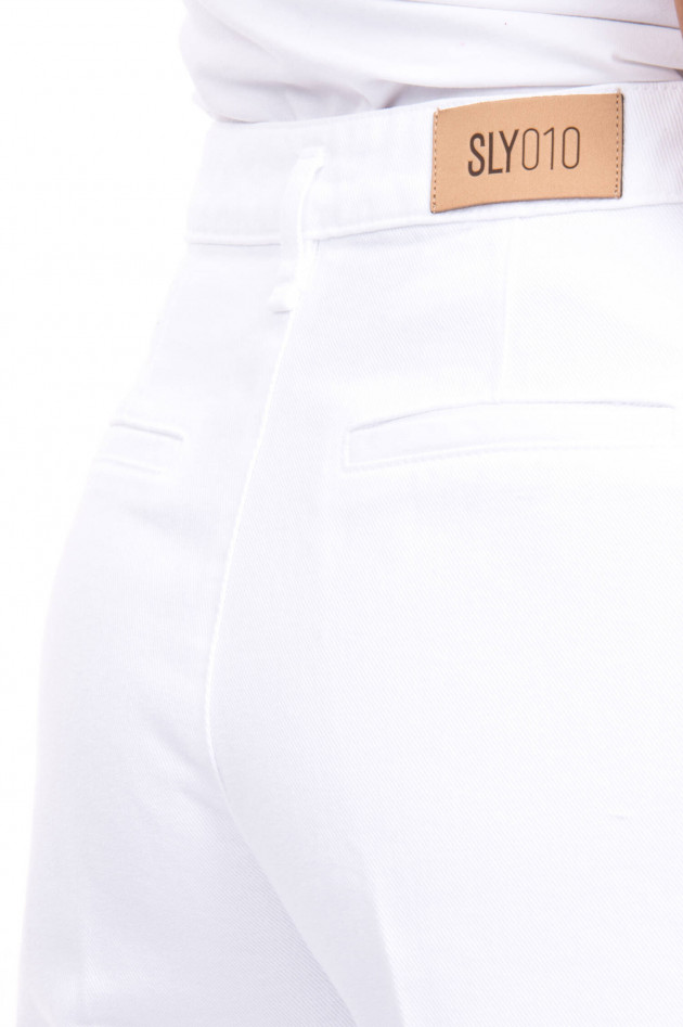 Sly Jeans aus schwerem Denim in Weiß