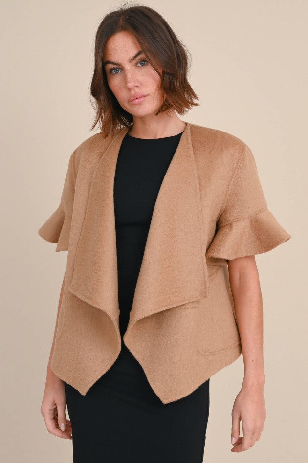 Sly Kamelhaar Jäckchen in Camel