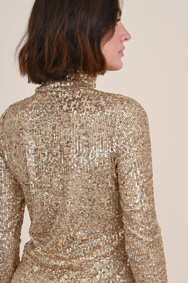 Sly Paillettenshirt ROYAL in Gold