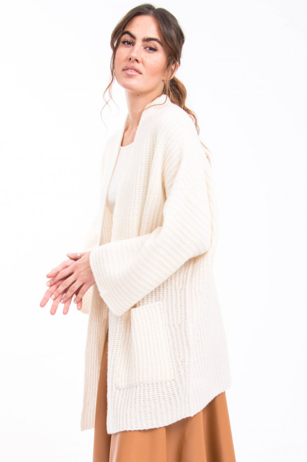 Sly Cardigan aus Kaschmir-Seiden-Mix in Natur