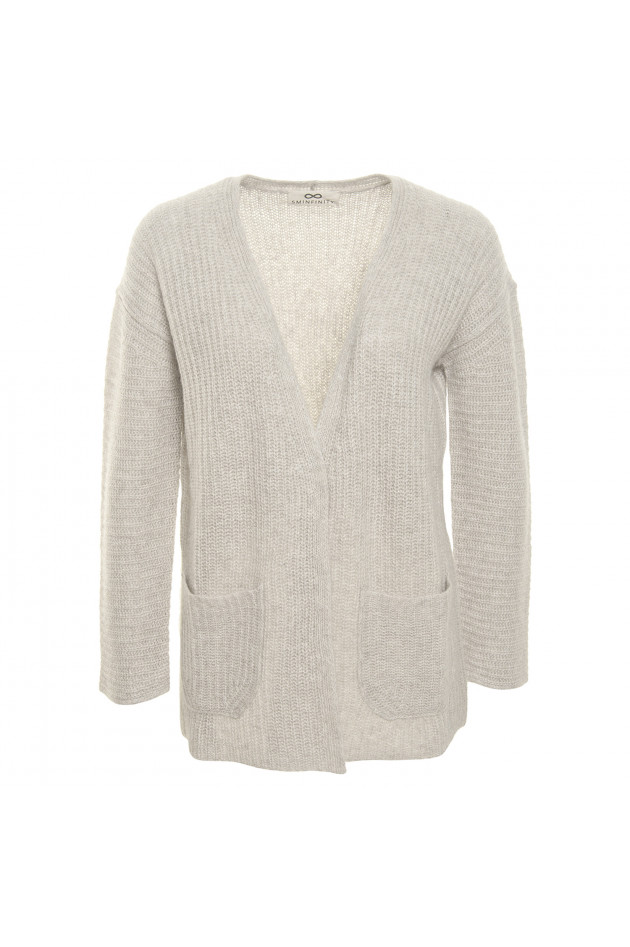 Sminfinity Strickjacke in Steingrau