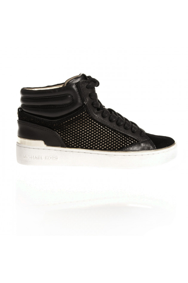 Michael Kors Sneaker hoch in Schwarz/Gold