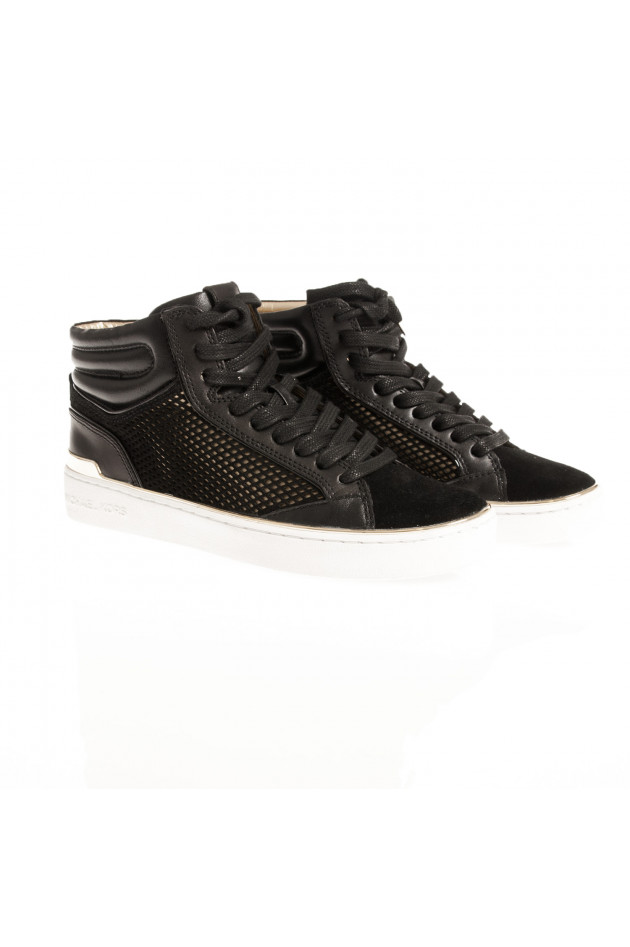 Michael Kors Sneaker hoch in Schwarz/Gold
