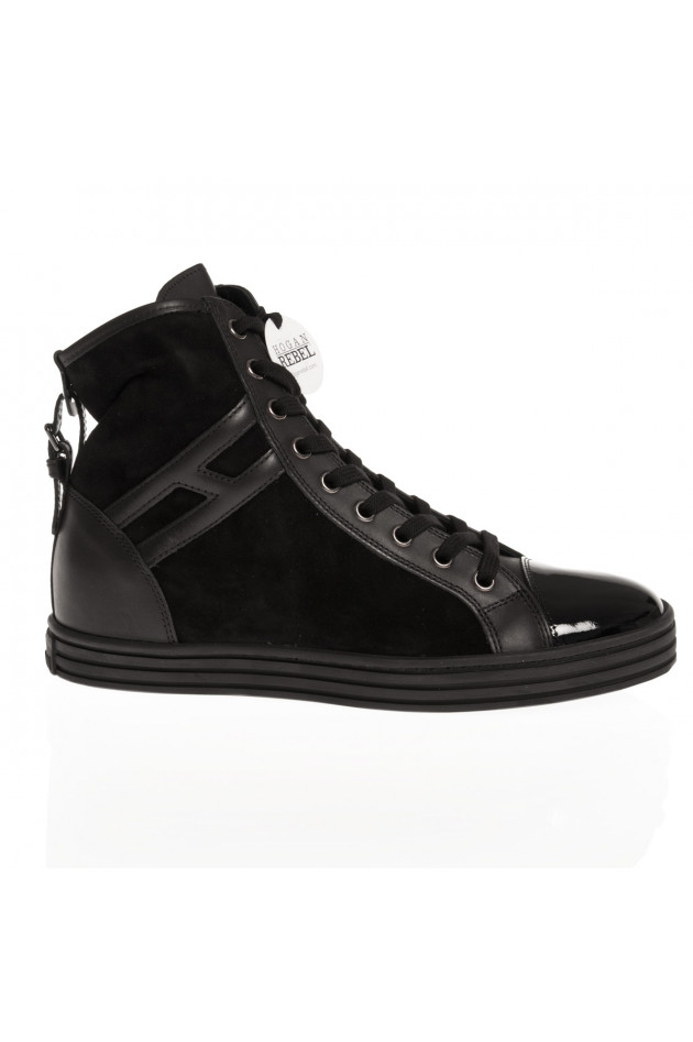 Hogan Sneaker REBELL hoch in Schwarz