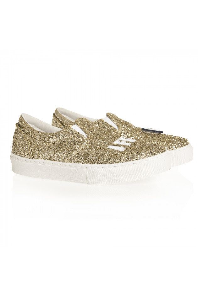 Chiara Ferragni Sneakers HEARD in Gold