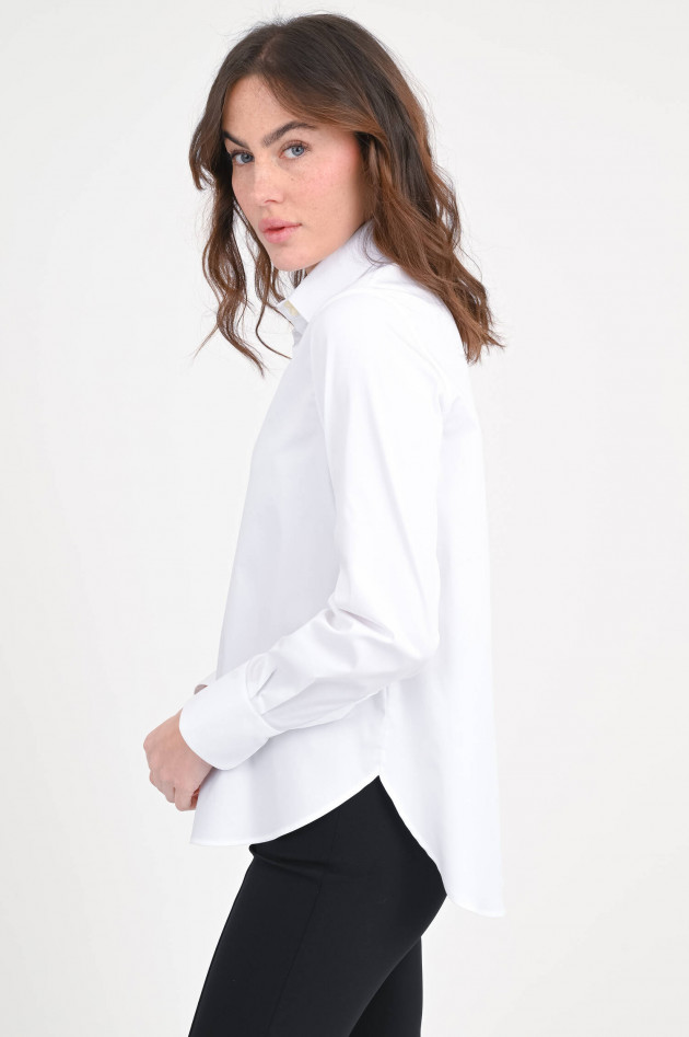 Soluzione Klassische Bluse in Weiß