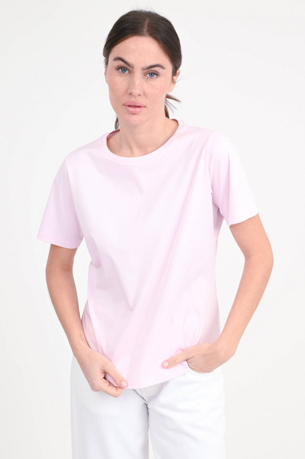 Soluzione  Relaxed Fit Baumwollshirt in Rosa
