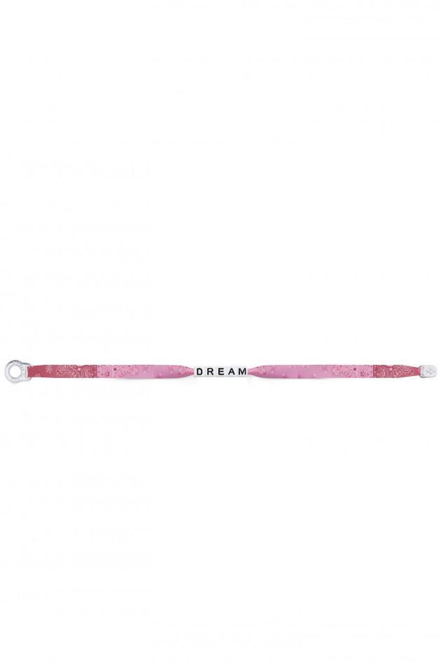 Sorbet Bandana Seiden-Armband DREAM in Rose