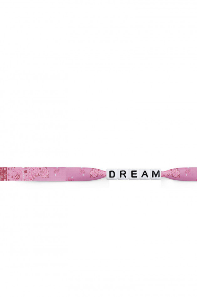 Sorbet Bandana Seiden-Armband DREAM in Rose