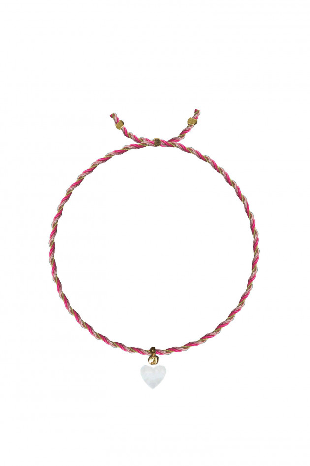 Sorbet MOTHER OF PEARL CHARM Armband in Rose/Pink/Gold