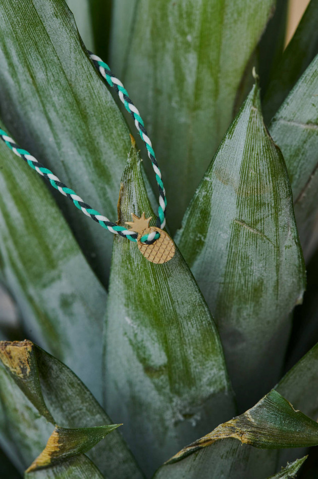 Sorbet PINEAPPLE Armband in Grün/Weiß