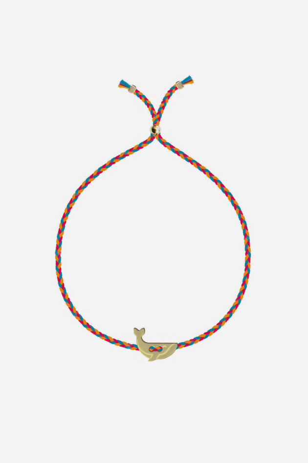Sorbet Armband mit WAL in Rot/Grün/Orange