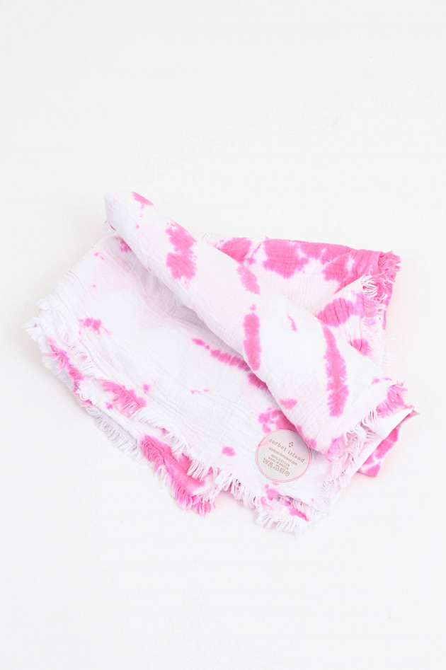 Sorbet Batik-Strandtuch BEHT in Light Pink