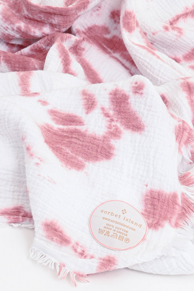 Sorbet Batik-Strandtuch BEHT in Rosé