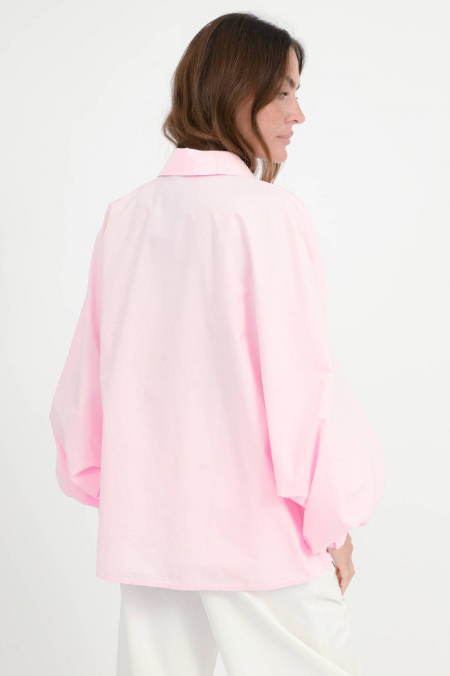 SoSUE Bluse ANTONIA mit voluminösen Ärmeln in Rosa