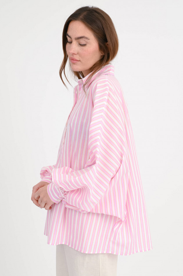 SoSUE Gestreifte Bluse ANTONIA in Rosa/Orange