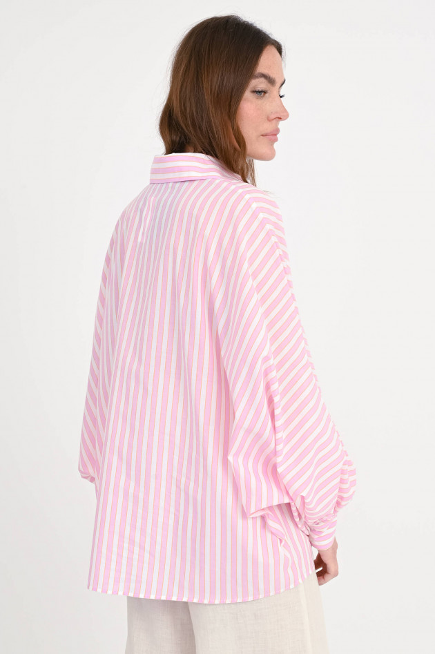 SoSUE Gestreifte Bluse ANTONIA in Rosa/Orange
