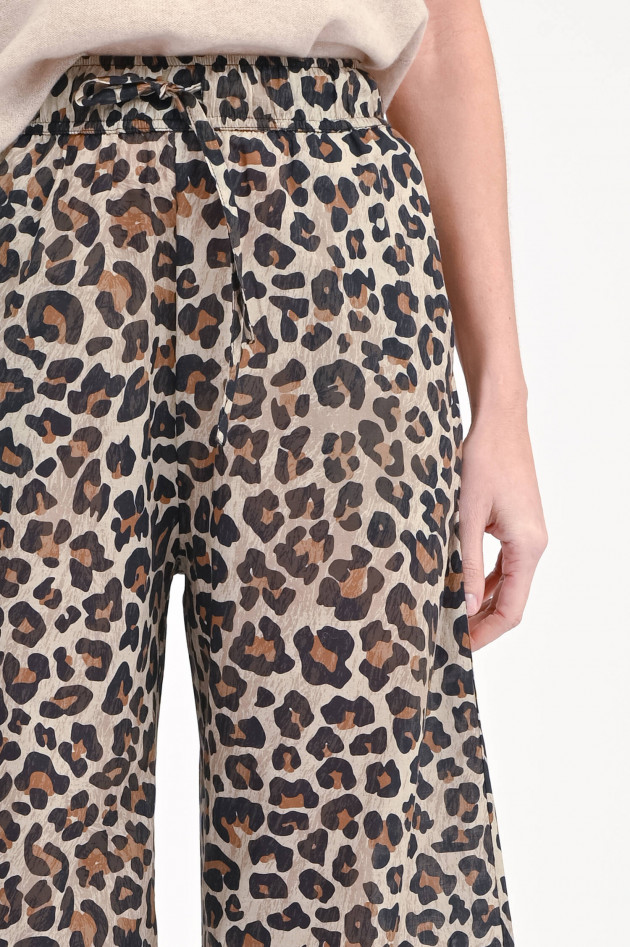 SoSUE Leo-Baumwollhose JOSY in Braun/Schwarz