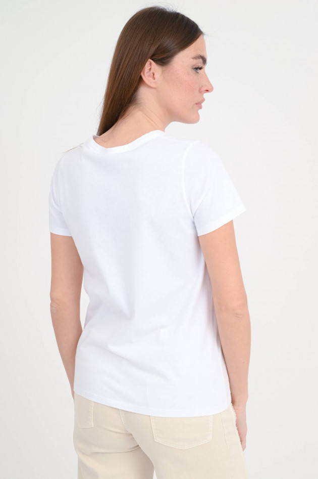 SoSUE Weiches Kurzarm T-Shirt in Weiß