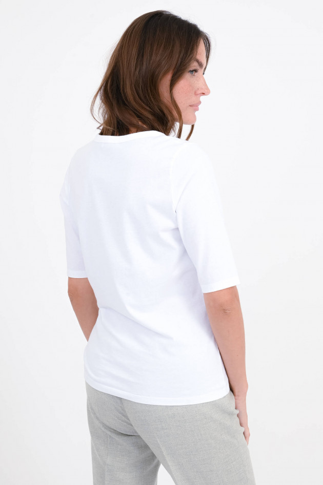 SoSUE Weiches Basic Shirt in Weiß