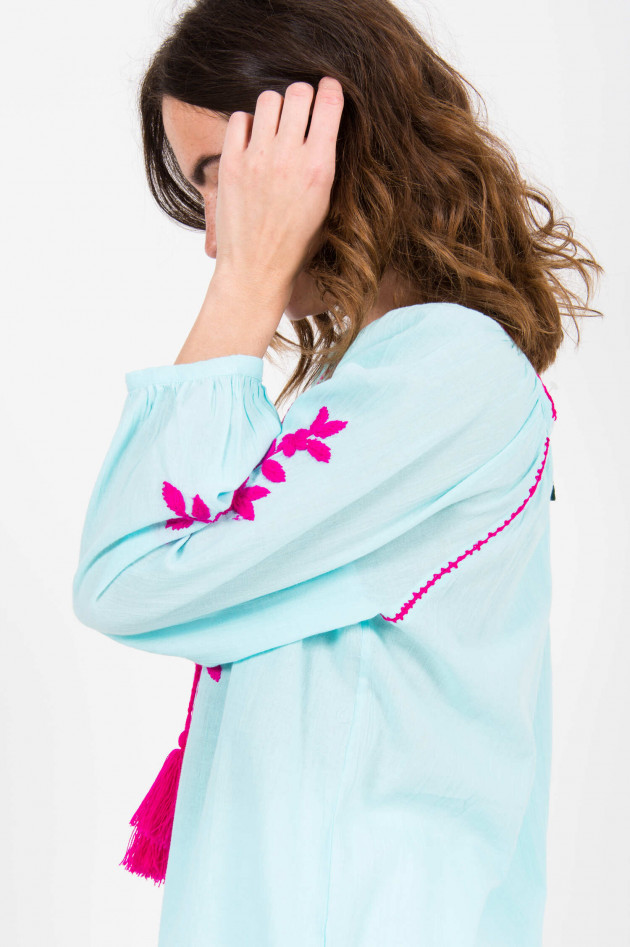 Soul Kathrin Tunika NINA in Türkis/Pink