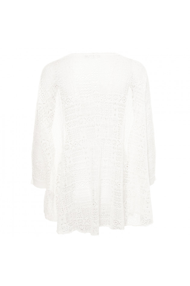 Mes Demoiselles Spitzenpullover in Weiß