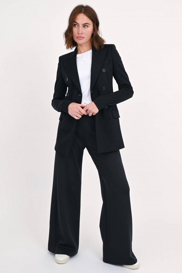Sportmax Zweireihiger Blazer FRIZZO in Schwarz