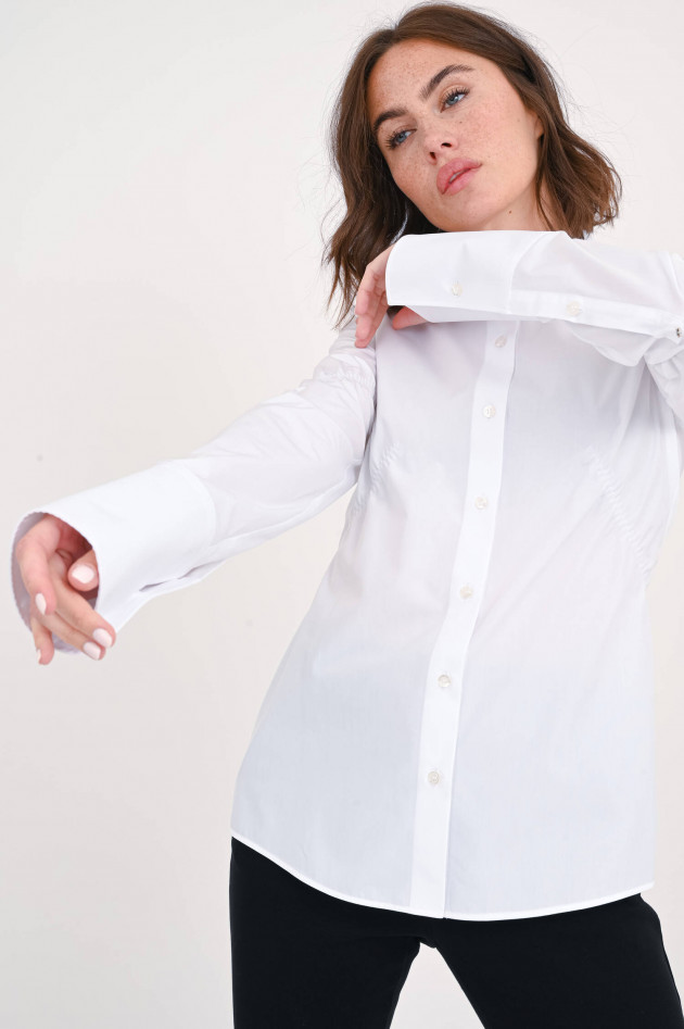 Sportmax Baumwoll Bluse AUSTRIA in Weiß