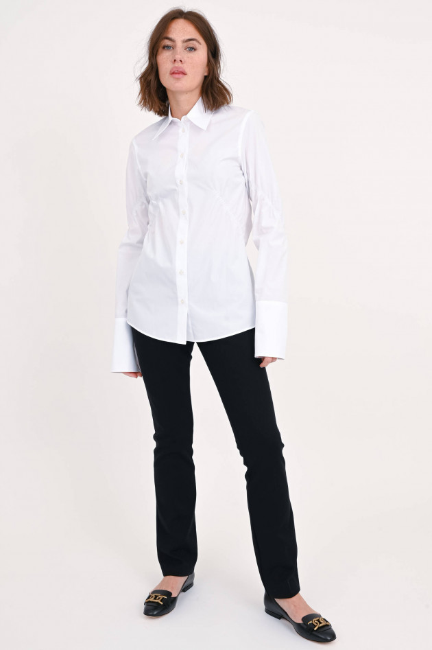 Sportmax Baumwoll Bluse AUSTRIA in Weiß