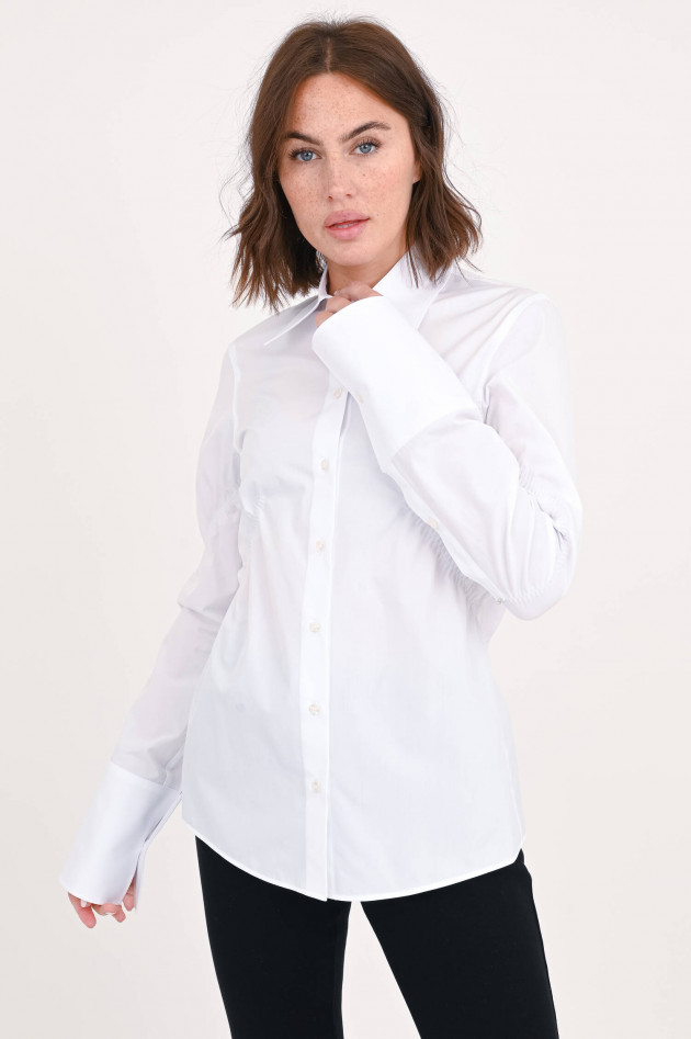 Sportmax Baumwoll Bluse AUSTRIA in Weiß