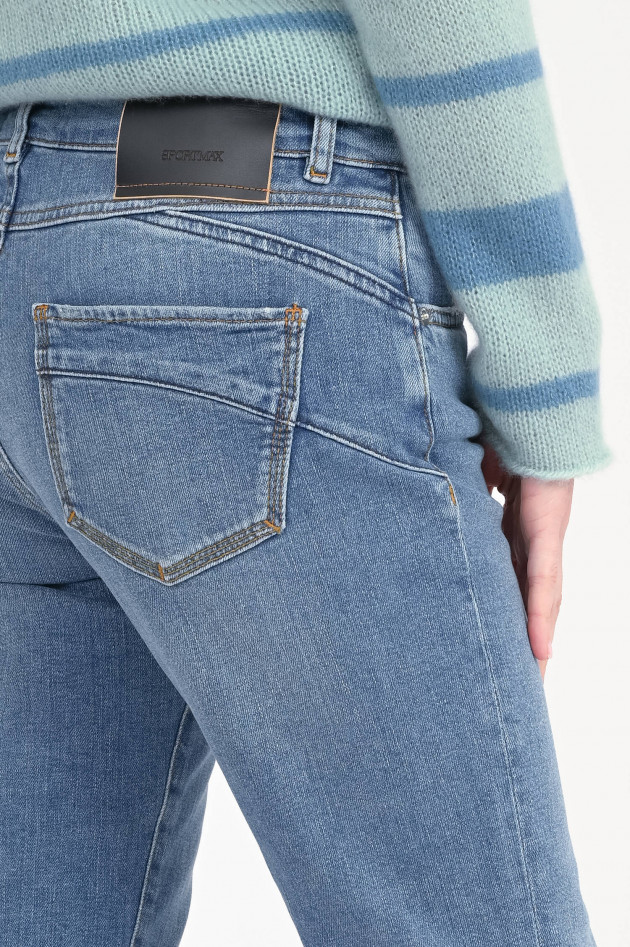 Sportmax Straight Denim LUCHINO in mittlerem Blau