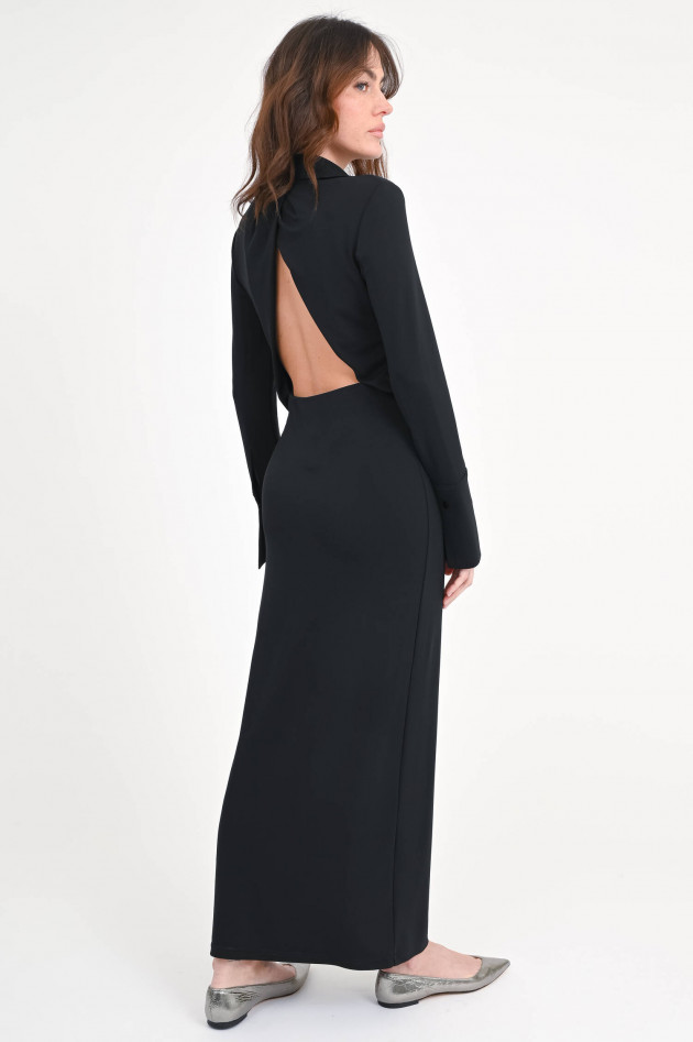 Sportmax Jerseykleid NIAS mit offenem Rücken in Schwarz